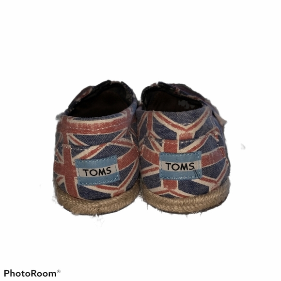 Tom's slip ons in rare Union Jack textile - Picture 4 of 10